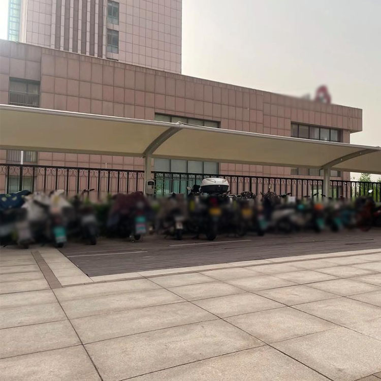 城步膜结构电动车棚