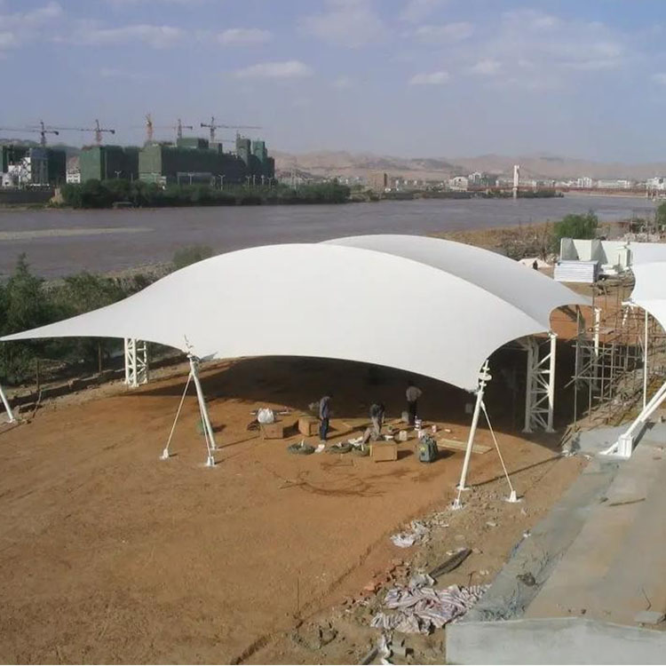 城步膜结构汽车棚